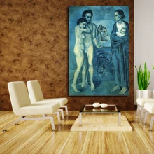 Life By Pablo Picasso Wall Art Canvas Poster And Print Canvas Oil Painting Decorative Picture For Office Living Room Home Decor