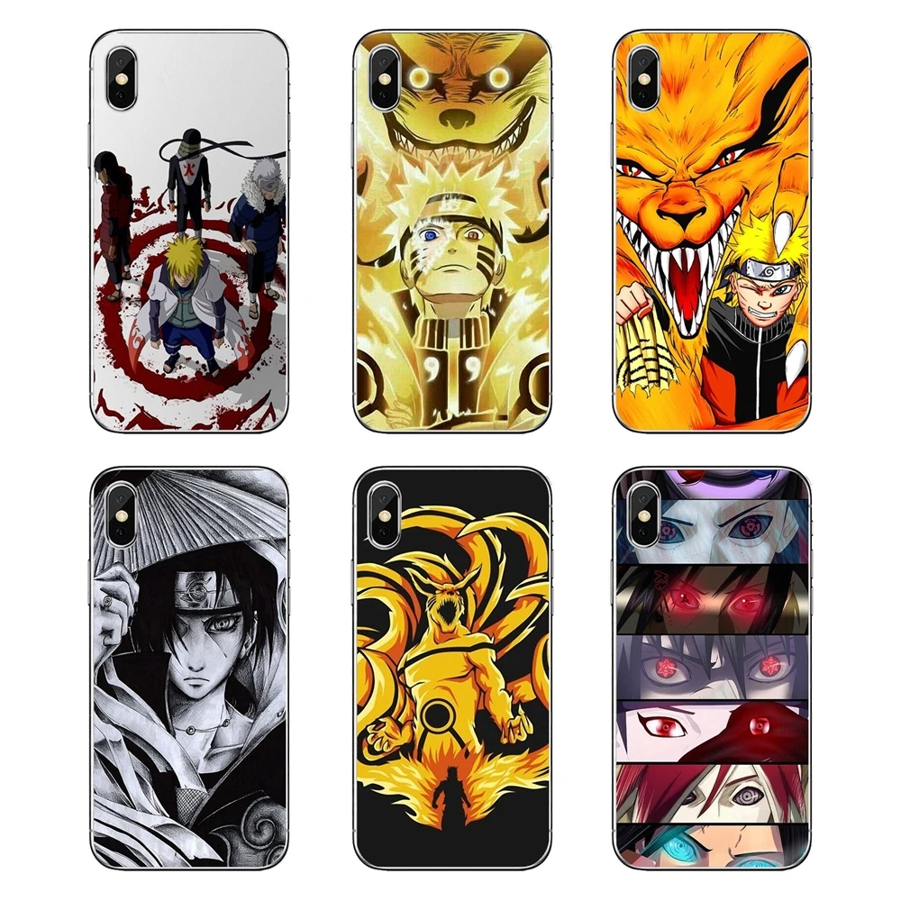

For Samsung Galaxy Note 8 9 S9 S10 A8 A9 Star Lite Plus A6S A9S Anime itachi uchiha Naruto Transparent Soft Shell Covers