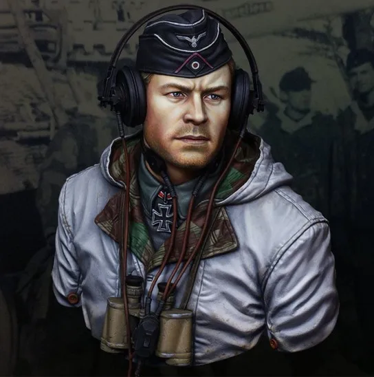 1/10 Scale Resin Bust WW2 Germany 503 heavy armored battalion tank