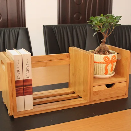 Книжный шкаф, мебель для дома, настольная бамбуковая книжная полка, стеллаж для хранения книг, подставка для книг, современный минималистичный