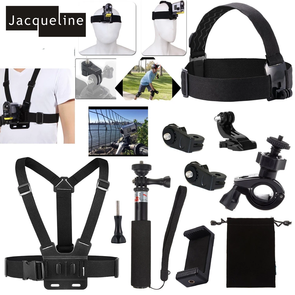 

Jacqueline for Accessories Kit for Sony Action Camera Hdr-as15 As20 As30v As100v As200v Hdr-az1 Mini Fdr-x1000v
