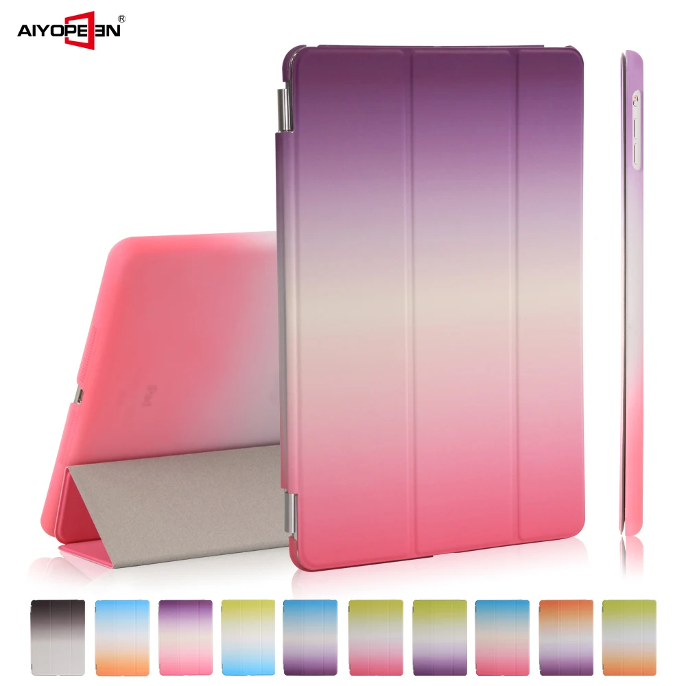 

AIYOPEEN case for iPad air , Magnetic Auto Awake /Sleep Colorful Pattern Stand Holder Case for iPad air 1 smart cover