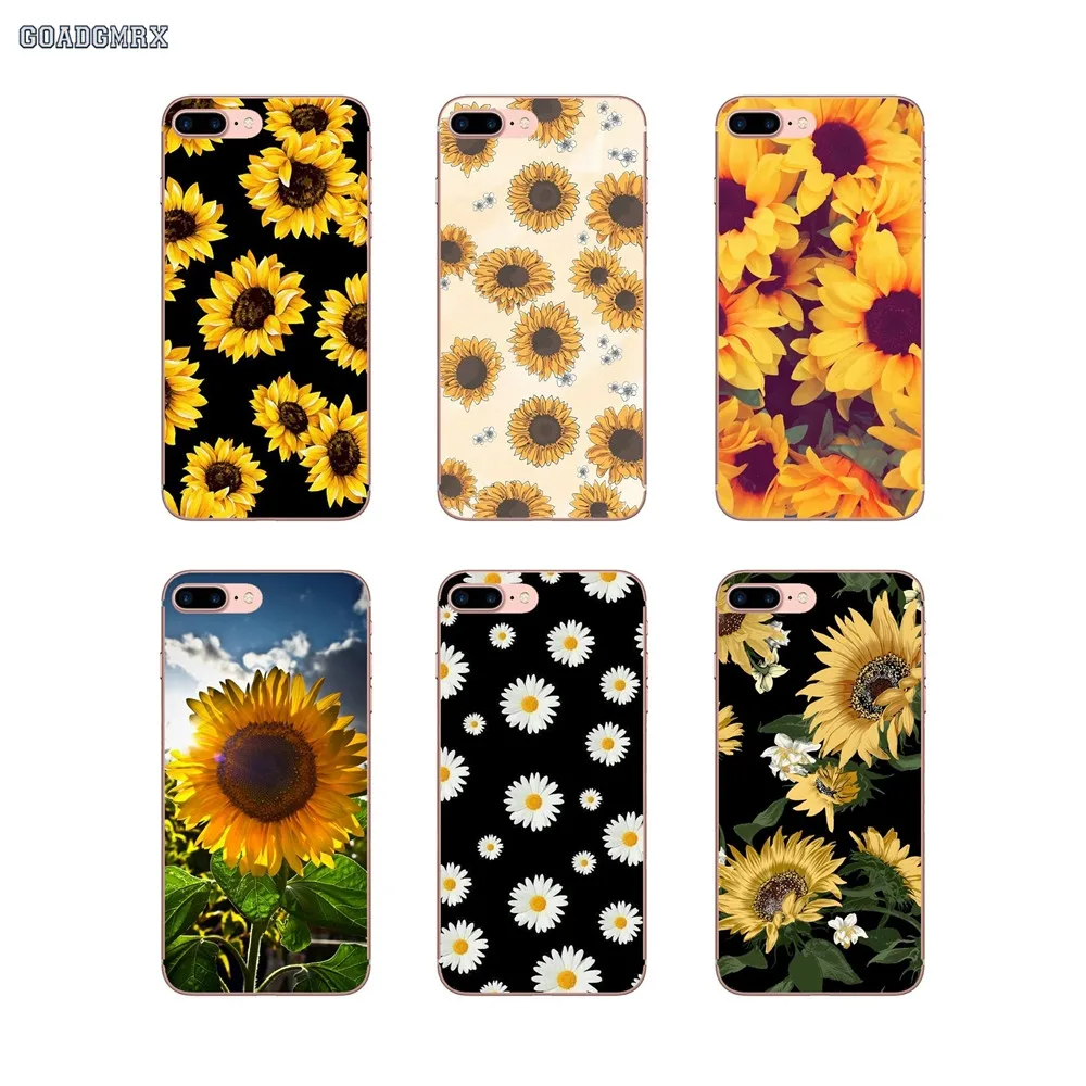 Чехол из ТПУ Pretty Daisy Sunflower для Xiaomi Redmi 2 S2 Note 6 7 6A Mi 8 Lite 9 SE Pro Max 3 Mix S Pocophone F1 | Мобильные