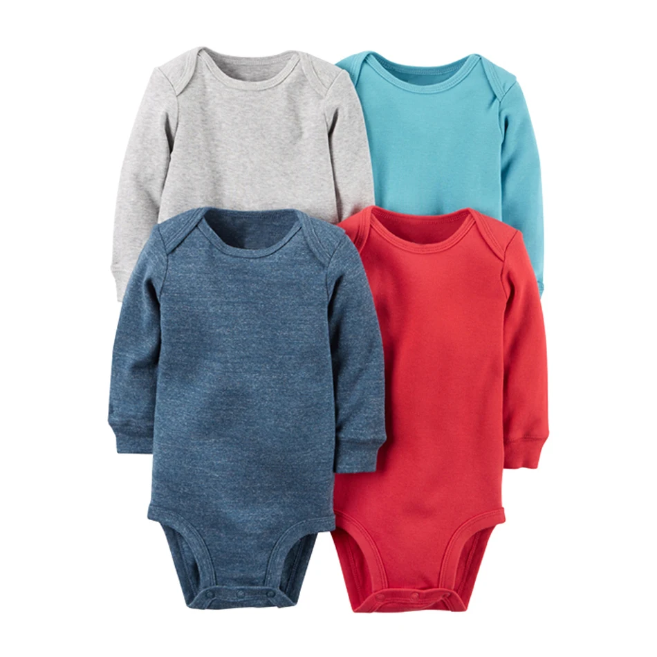 Baby Boys and Girls Clothing set Bodysuit set for Bebes kids 2018 news soft Cotton Bodysuit Jumpsuit 4pcs Pack Baby set