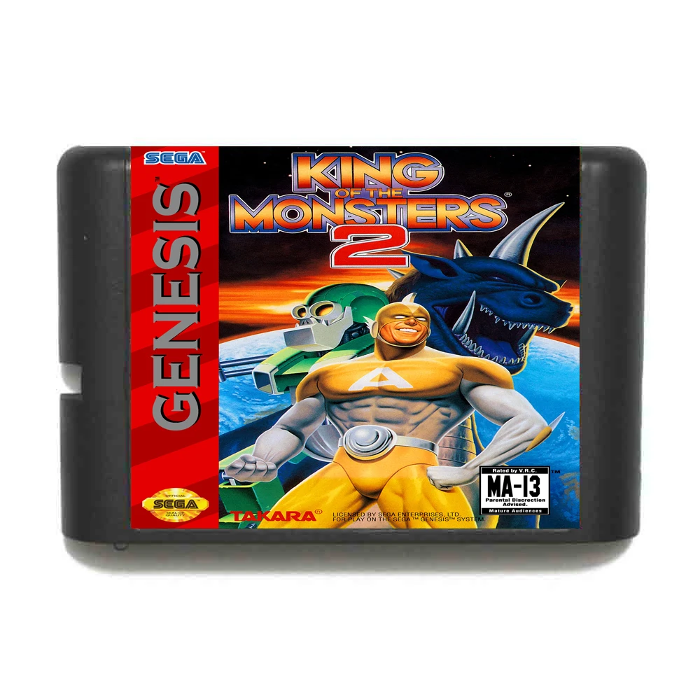 Игровая карта &quotкороль монстров&quot 2 16 bit MD для Sega Mega Drive Genesis|Картриджи| |
