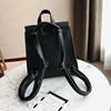 DIDABEAR Leather Small Backpack Women Backpacks Female School Bags for Girls Fashion Travel Bag Black Pink Brand ► Photo 3/6