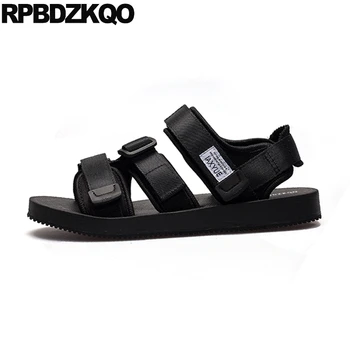 

strap large size native big summer famous brand sandals gladiator plus mens mesh shoes breathable sport sneakers 45 black roman