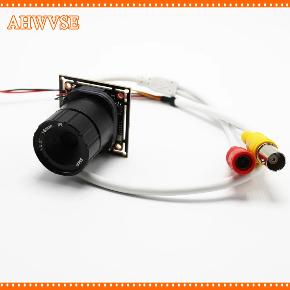 

AHWVSE DIY Camera HD Mini AHDH 1080P AHDM Camera Module Board 2MP 4MP 5MP 720P 1080P CCTV Security Camera with 16mm Lens
