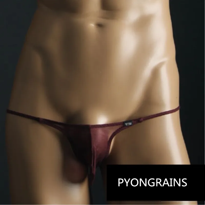 2018 Men Thongs G-String Solid Underwear Fashion Panties High Quality Seamless T-back Strong Men Sexy Gay Men Underwear Tanga