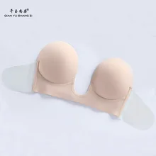 Горячая невидимый бюстгальтер глубокий U свадебное платье без спинки бюстгальтеры сборный бюстгалтер