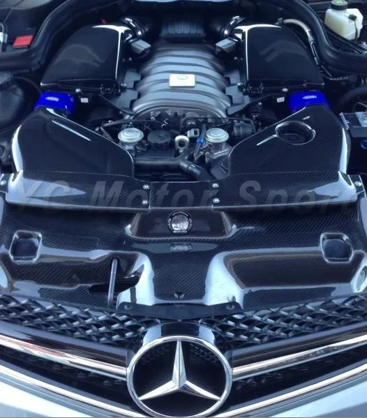2008-2010 Mercedes Benz W204 C63 AMG Gruppe M Style Air Intake Kit 4