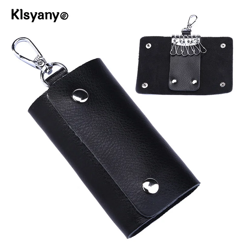 Klsyanyo, натуральная кожа, мужские кошельки для ключей, Мужская ключница, ключница, органайзер для ключей, женские Брелки, чехлы, сумка
