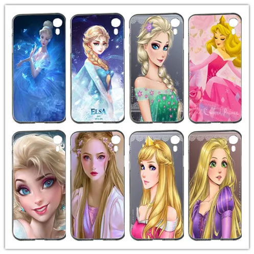 Мягкий чехол принцессы из ТПУ для мобильного телефона Iphone 4 4S 5 5S SE 5C 6 S 7 8 Plus X XS XR Max
