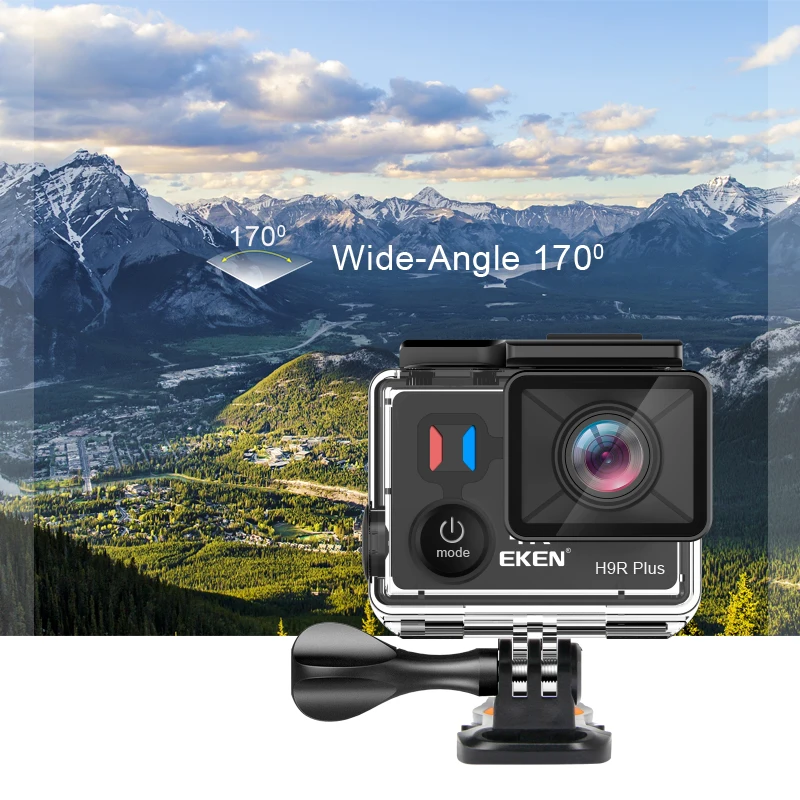 Оригинальная Экшн камера EKEN H9R Plus с чипсетом Ambarella Ultra HD 4K + 30fps Wi Fi