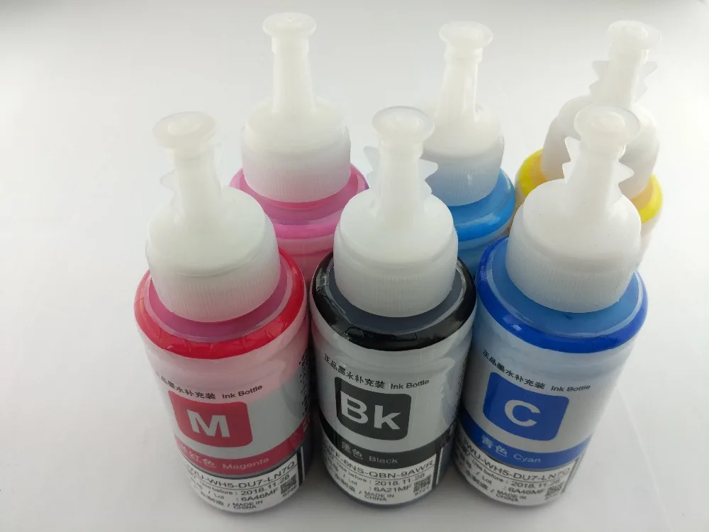 6X70ml T6731 T6732 T6733 T6734 T6735 T6736 Dye ink Based Refill Ink Kit