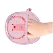 Детские перчатки Ванна хлопка аксессуары уход медведь для маленьких девочек новорожденных детские варежки перчатки дешевые вещи детские купальные перчатки