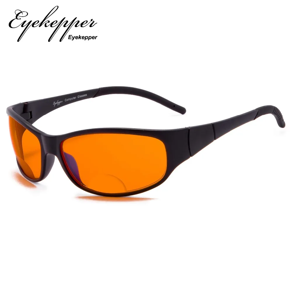 SGS080 Eyekepper синие блокирующие янтарные бифокальные очки для чтения сна ночное