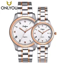 Watches Women Luxury Brand ONLYOU Watch Quartz Lovers Wristwatches Waterproof 50m Casual Fashion Date Display Watch Men Clock