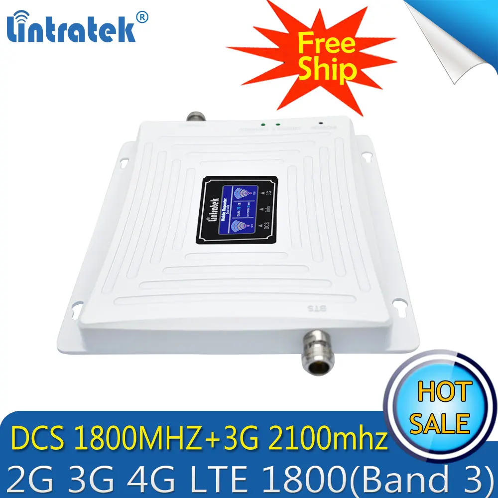 Free Shipping Lintratek 2100mhz 1800mhz Dual Band