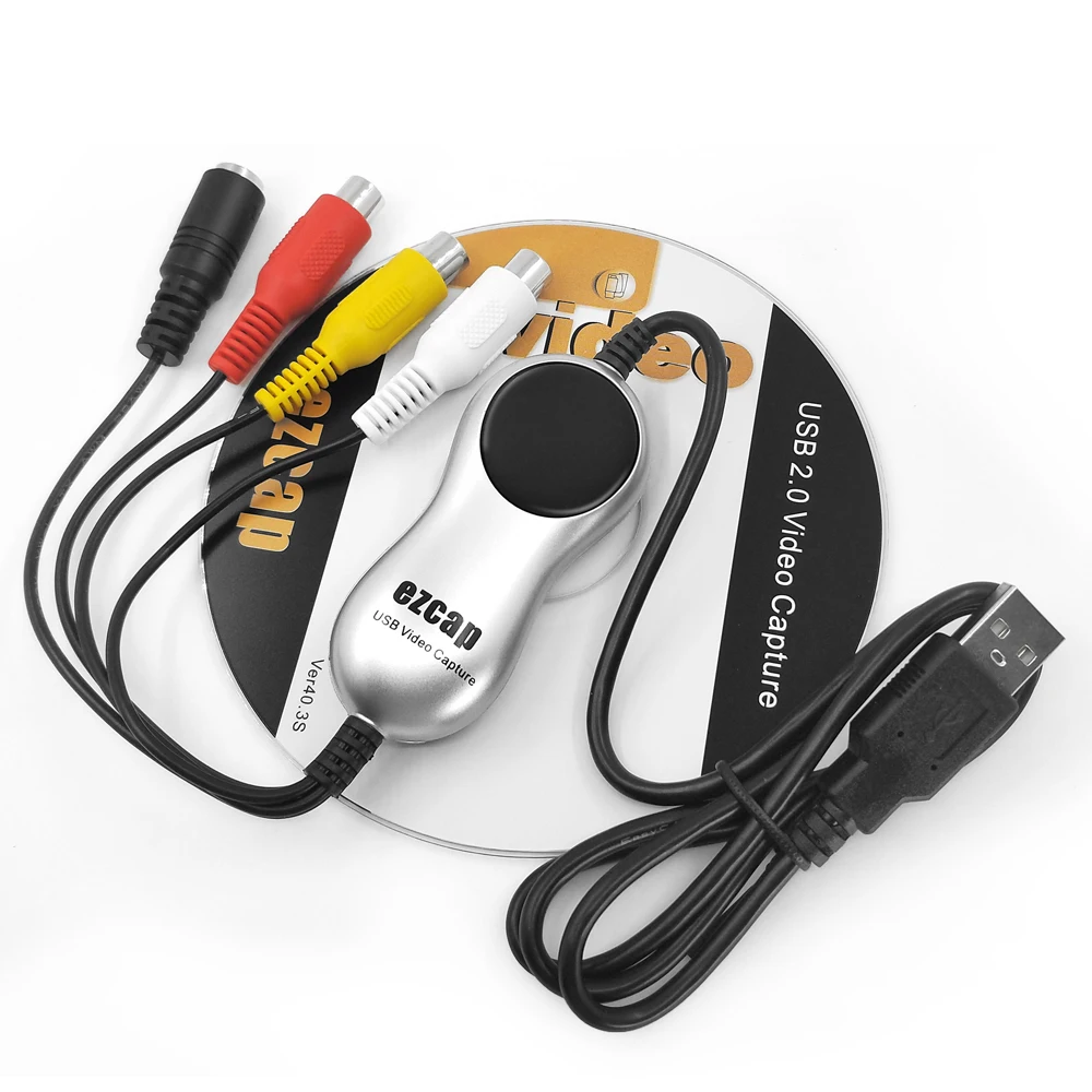 Ezcap USB 2 0 HD видеозахват ТВ DVD VHS DVR адаптер рекордер конвертер аналоговый видео