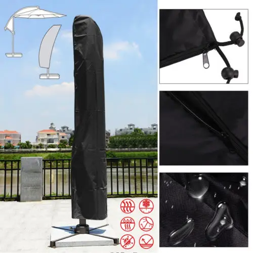 

Patio Market Outdoor Umbrella Protective Canopy Cover Bag fit 205 265 285cm for meting differnt customer