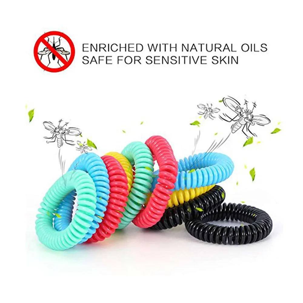 

10PCS Mosquito Repellent Bracelets Natural Repellent Wristbands Anti Mosquito Insect Repellent Bracelet Safe for Infants Kids