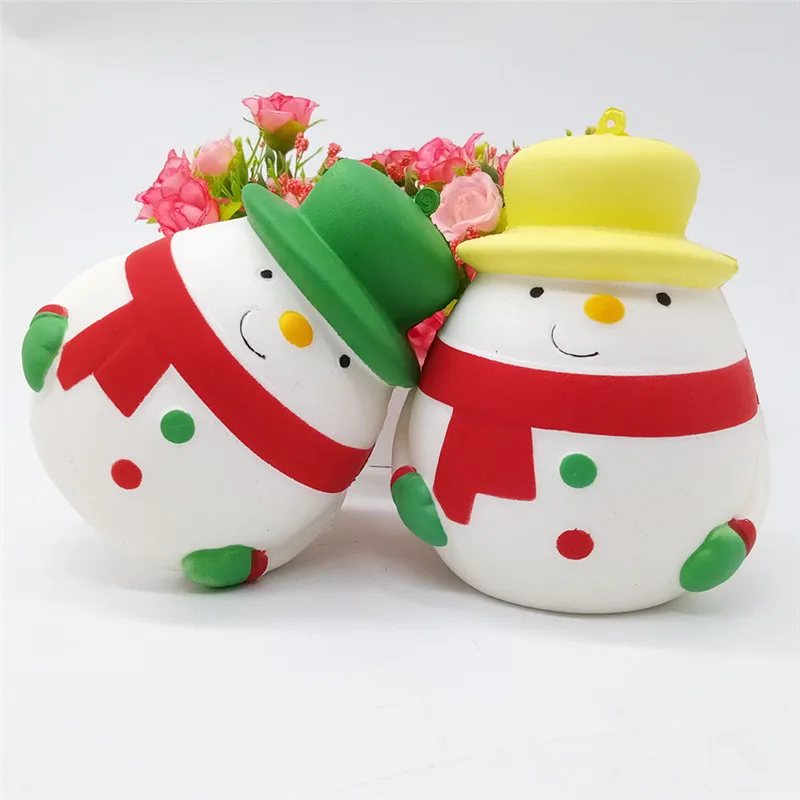 Funny Santa Claus Snowman Santa Bear Squishy Slow Rising Toys Cute Cartoon Xmas Teddy Bear Squishies Squeeze Stress Relief Toy (3)