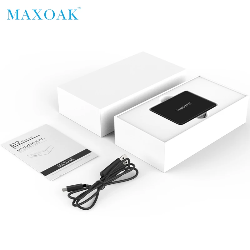 MAXOAK 5200mAh mini power bank portable external battery Digital Display battery bank charger mobile phone