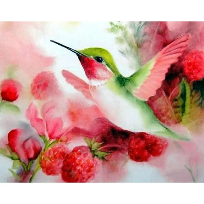 Hummingbird 5D DIY Алмазная картина сверло для вышивки рукоделия вышивка крестиком набор