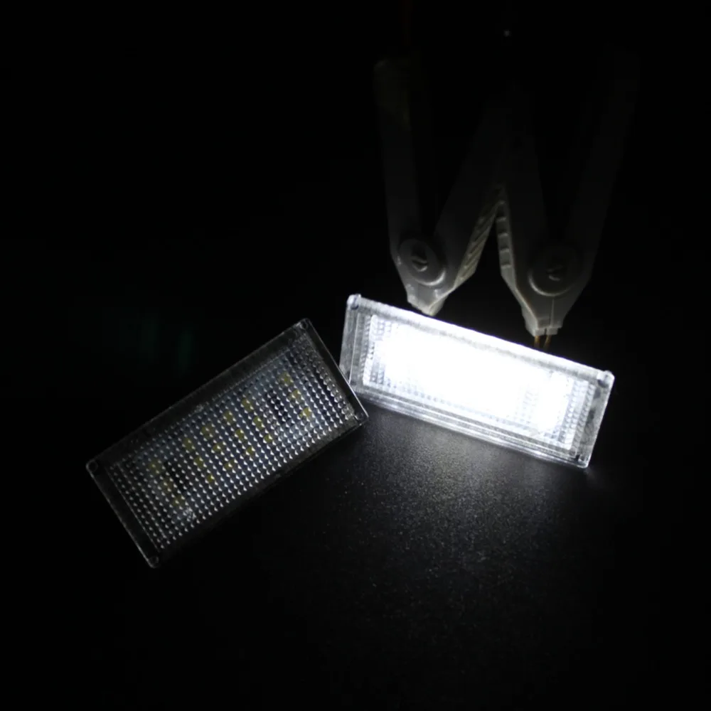 2 шт. белый 18SMD светодиодные номерные знаки для BMW E46 03 06 3 серии M3 2DR 325Ci 330Ci 2Dr