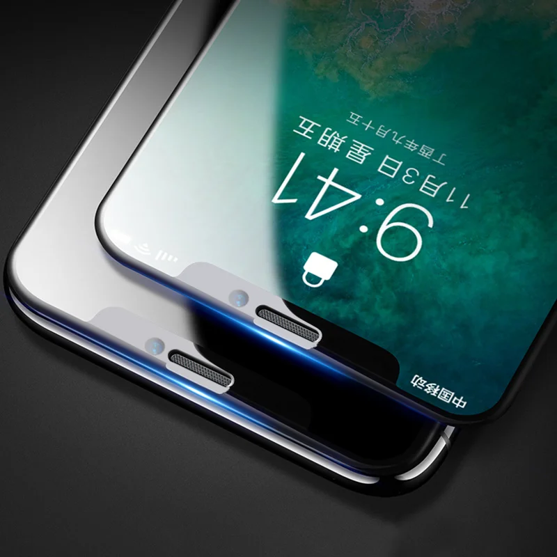 Защитное стекло закаленное 9H для iPhone X/XS/xs MAX/XR/7/8 Plus|Защитные стёкла и плёнки| |