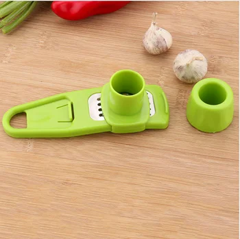 

1Pc Multi-functional Plastic Stainless Steel g arlic Presses Kitchen Gadgets Chopper Cutter g arlic Grinding Kitchen Accessories