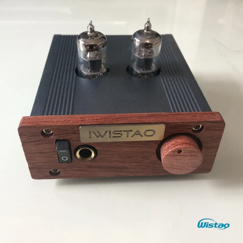 IWISTAO HIFI ламповый усилитель для наушников 6J1 вакуумный 500 мВт 32-600 Ом наушники встроенный усилитель цепи аудио 110/220 В