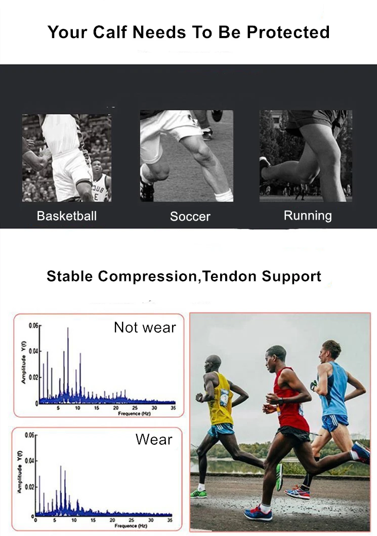 1 пара компрессионных Гетр для голени, носки для спорта на открытом воздухе, защита голени, Поддержка голени для футбола, бега, баскетбола