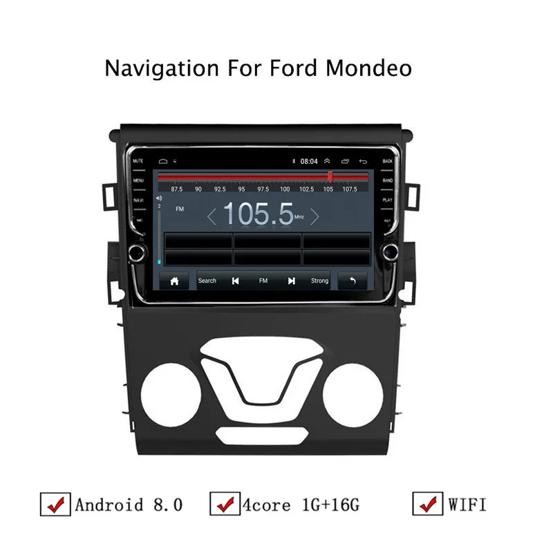 NAVITOPIA 9 дюймов автомобильный мультимедийный плеер Andriod 8 1 gps навигация для Ford Mondeo