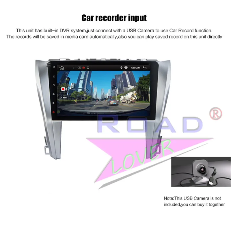 Top Roadlover Android 8.1 Car Media Center Autoradio For Toyota Camry 2015 Stereo GPS Navigation Magnitol 2 Din Player Audio NO DVD 15 Top Roadlover Android 8.1 Car Media Center Autoradio For Toyota Camry 2015 Stereo GPS Navigation Magnitol 2 Din Player Audio NO DVD 15
