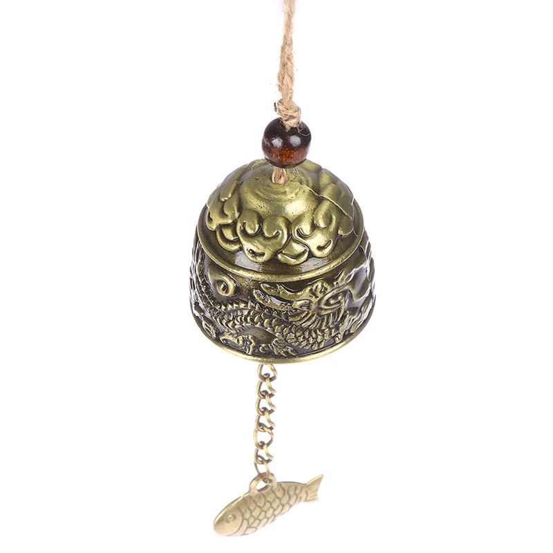 1 шт. дракон/рыба Feng Shui колокол благословение удачи висит ветряной колокольчик с