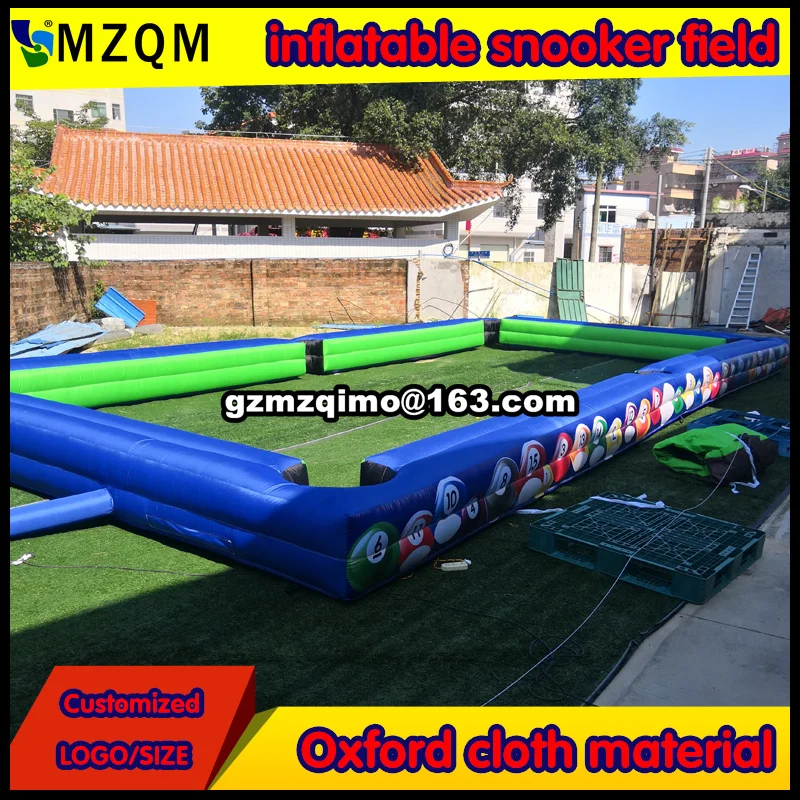 MZQM 6x4 m/8x5 m/10x5 m/12X6X0 5 M надувной бильярдный стол футбол snook мяч поле для стола|inflatable