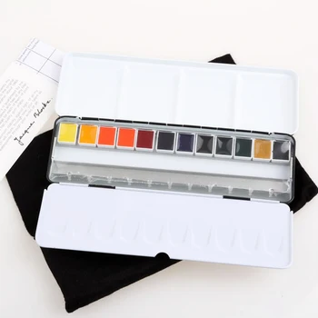 

Free shipping BLOCKX profession painter 2/1pound Solid Watercolor Pigment 12color/set