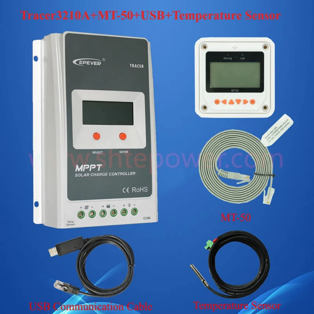 solar charge controller 100v,.tracer3210A mppt pv charge controller 30ain Solar Controllers