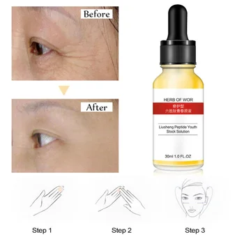 

Six Peptides Pure Collagen Protein Liquid Hyaluronic Acid Anti-Wrinkle Anti Aging Face Lift Serum Moisturizer Skin Care