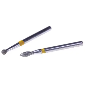 

10 Pcs/kit Dental Diamond Burs for Teeth Porcelain Ceramics Composite Polishing Kit