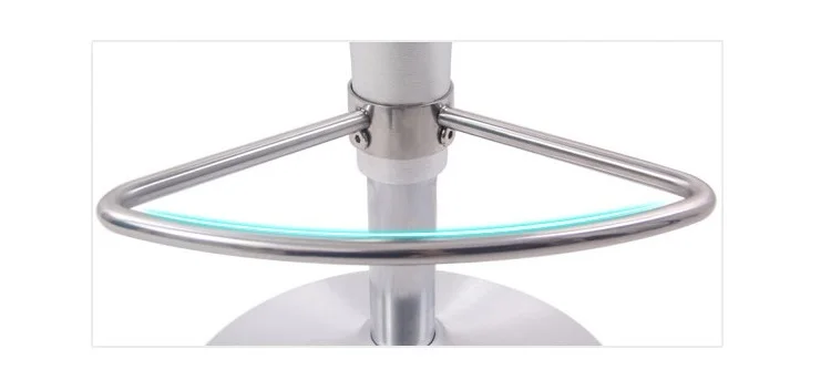 upscale bar stool Cafe aluminum seating chair retail wholesale silver black color free shipping