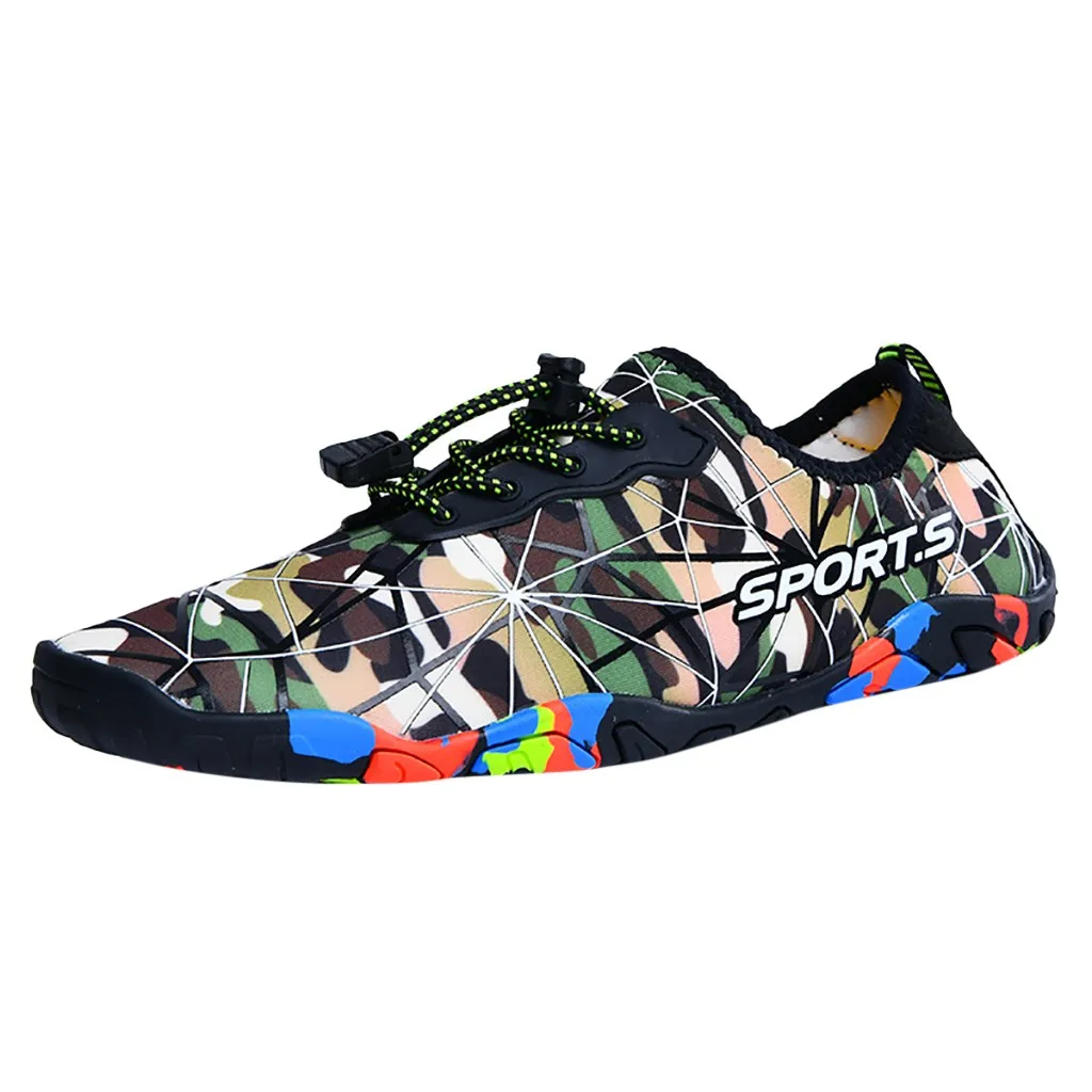 CHAMSGEND/горячая распродажа; Мужская и женская модная повседневная пляжная обувь для подводного плавания; обувь для дайвинга; парная обувь для плавания; Водонепроницаемая Обувь - Цвет: Армейский зеленый