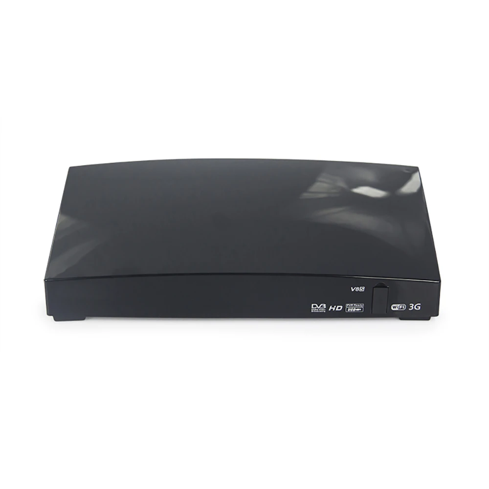 3PCS Original V8S Satellite Receiver S V8 S V8 Support WEBTV Biss Key 2x USB Slot