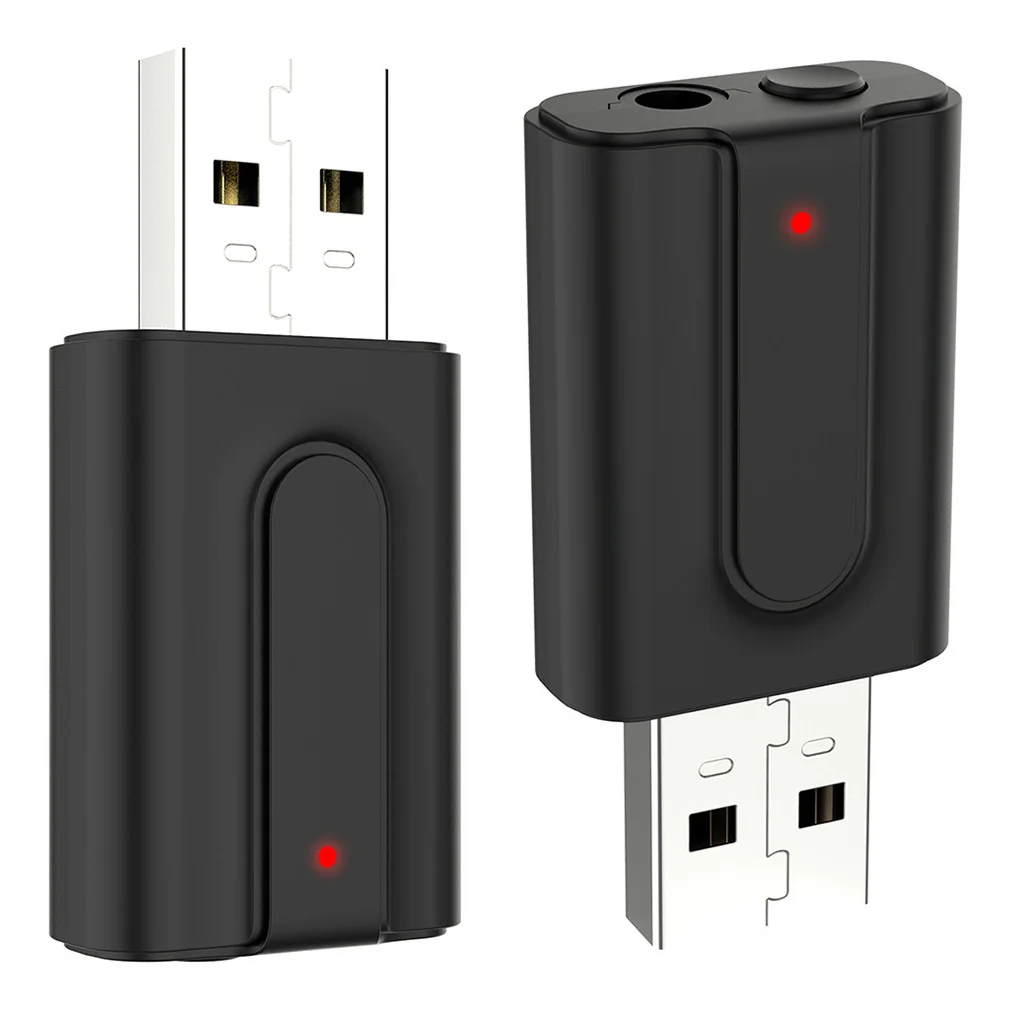 SOONHUA 2в1 USB BT 5,0 аудио приемник передатчик 3,5 мм стерео аудио адаптер Plug And Play с аудио кабелем