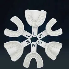 Dental Autoclavable Impression Tray Plastic Denture Instruments Removable Autoclavable 134 Degree