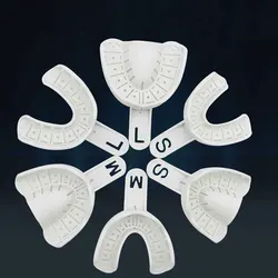 Dental Autoclavable Impression Tray Plastic Denture Instruments Removable Autoclavable 134 Degree