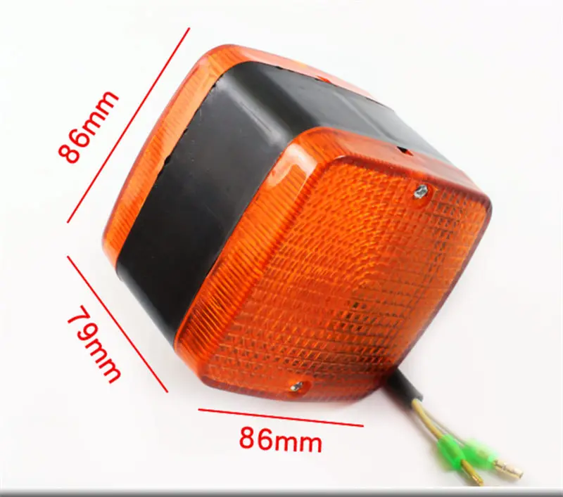 Forklift Steering Lamp Headlight Small Lamp Holding Force Longgong Hangzhou 12V 24V Front Steering Small Square