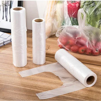 

100 Pcs/ Roll Vest Type Fresh-keeping Plastic Bags,Fruits And Vegetable Fresh Bag Food Storage Bags Kitchen Tools,3 Sizes